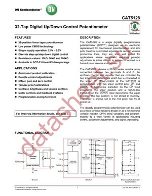 CAT5128TBI-00GT3 datasheet  